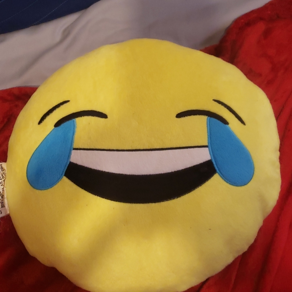 Laughing Emoji Pillow